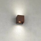 Applique LED Cubo Top Light PERTH AG IP65 20W CCT Biemissione Alluminio