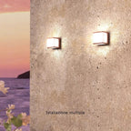 Applique Moderna Top Light DUBAI GX53 LED IP54 Alluminio policarbonato