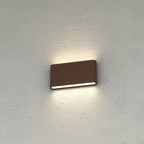 Applique LED Top Light LIMA 18 IP54 CCT Biemissione Alluminio Vetro