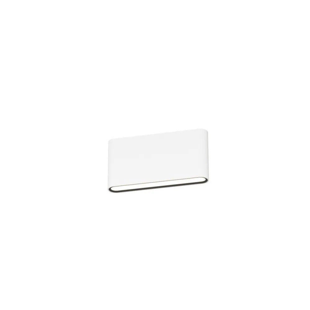 Applique LED Top Light LIMA 18 IP54 CCT Biemissione Alluminio Vetro