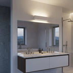 Applique LED Top Light LIMA 28 IP54 CCT Biemissione Alluminio Vetro