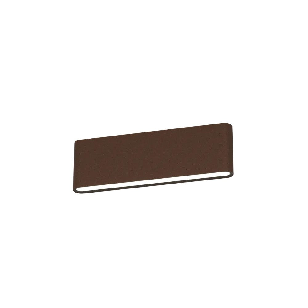 Applique LED Top Light LIMA 28 IP54 CCT Biemissione Alluminio Vetro