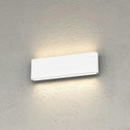 Applique LED Top Light LIMA 28 IP54 CCT Biemissione Alluminio Vetro