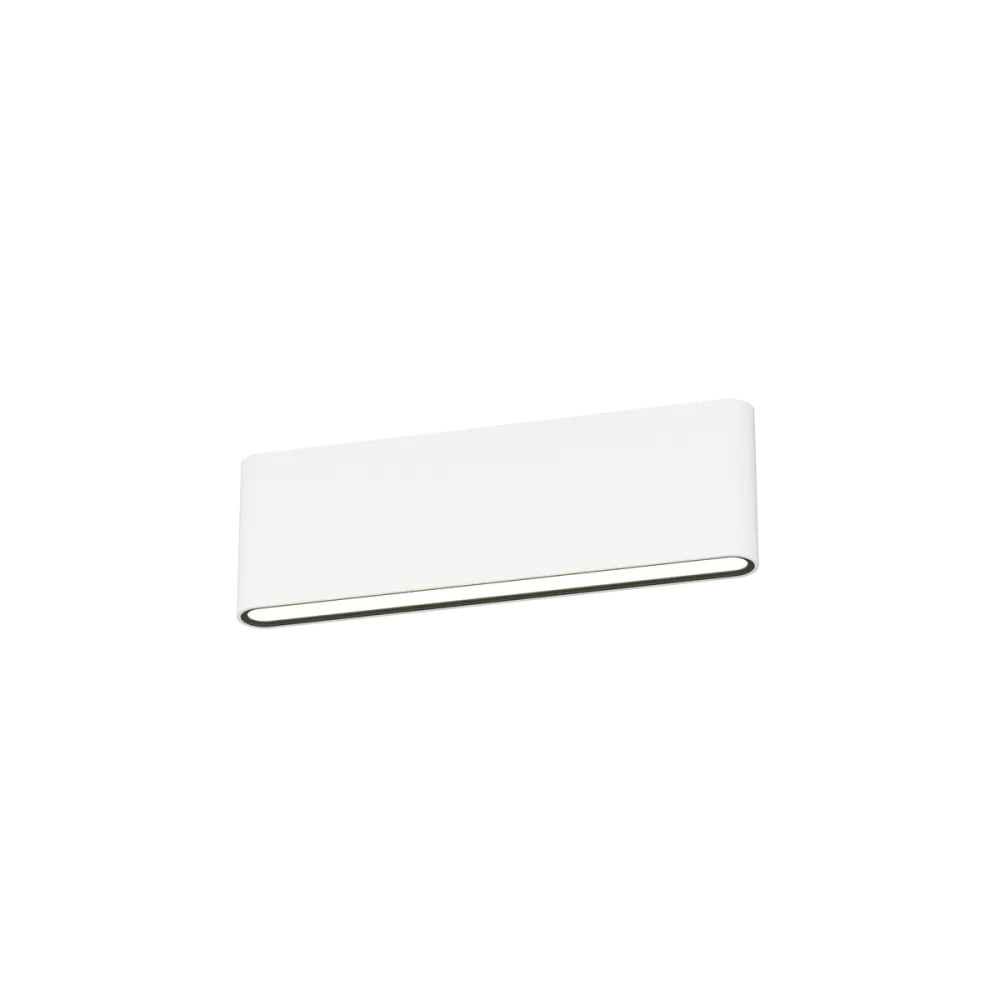 Applique LED Top Light LIMA 28 IP54 CCT Biemissione Alluminio Vetro