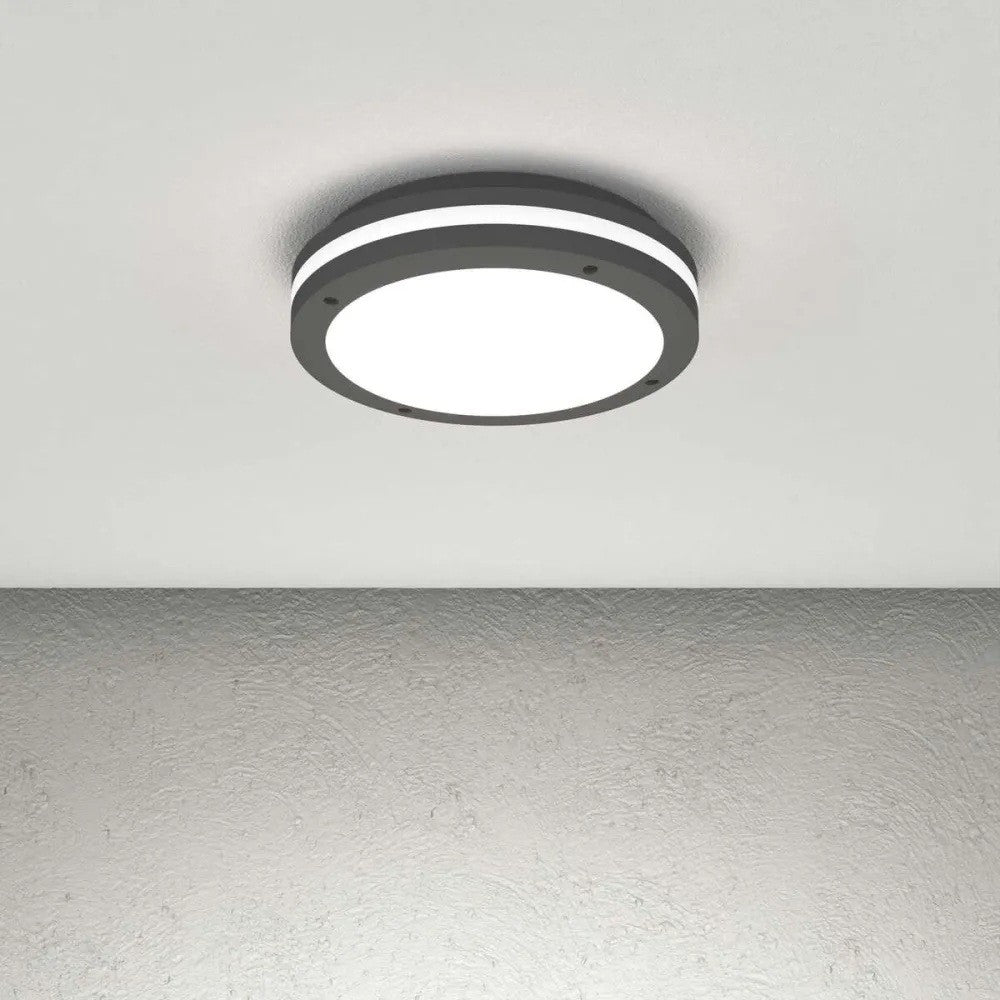 Plafoniera Moderna Top Light SOHO 30 GX53 LED IP54 Alluminio Policarbonato