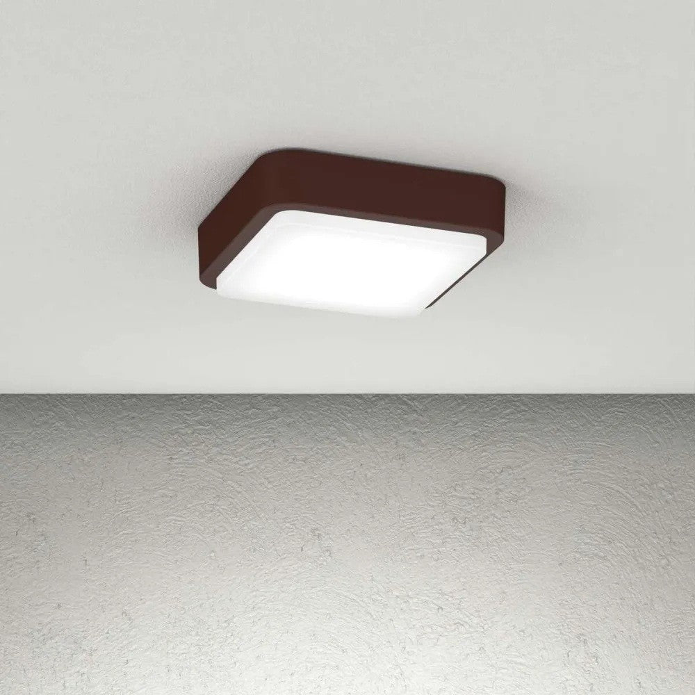 Plafoniera Moderna Top Light IRVINE 28 GX53 LED IP54 Alluminio Policarbonato