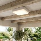 Plafoniera Moderna Top Light IRVINE 37 GX53 LED IP54 Alluminio Policarbonato