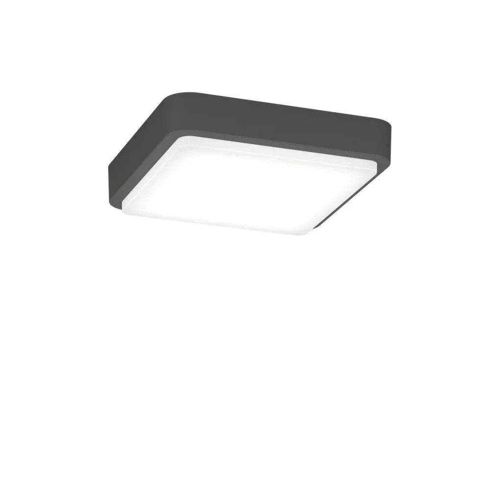 Plafoniera Moderna Top Light IRVINE 37 GX53 LED IP54 Alluminio Policarbonato