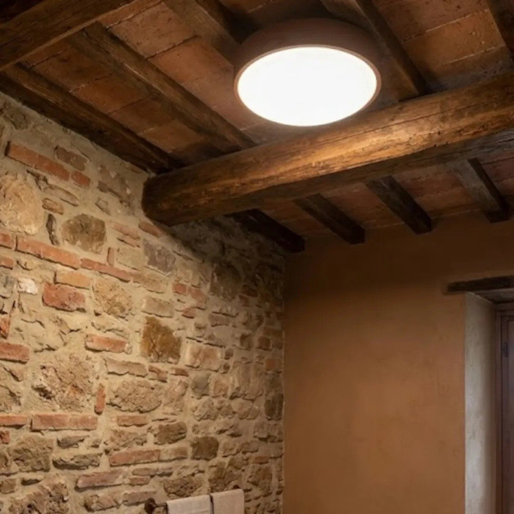 Plafoniera Moderna Top Light BAKU 28 GX53 LED IP54 Alluminio Policarbonato