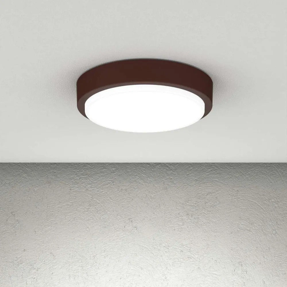 Plafoniera Moderna Top Light BAKU 37 GX53 LED IP54 alluminio policarbonato