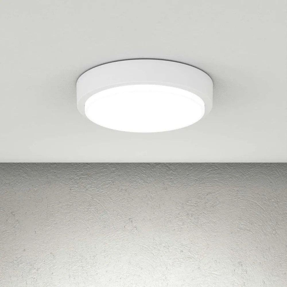 Plafoniera Moderna Top Light BAKU 37 GX53 LED IP54 alluminio policarbonato