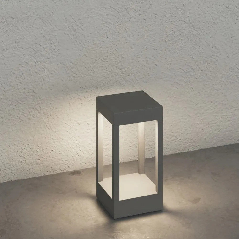 Paletto Lampione Moderno Top Light MONACO PA30 GA LED 3000 IP54 Alluminio