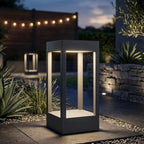 Paletto Lampione Moderno Top Light MONACO PA30 GA LED 3000 IP54 Alluminio