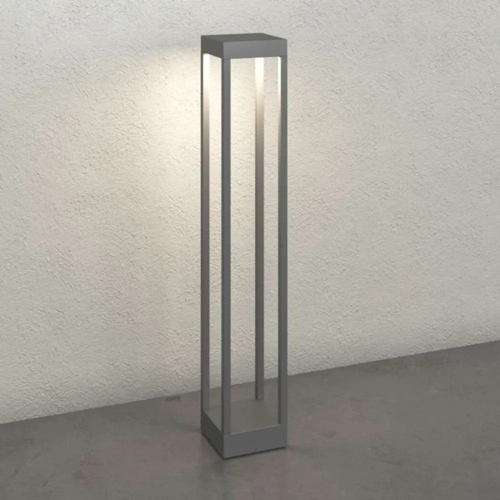 Lampione Paletto Moderno Top Light MONACO PA90 GA LED 3000 IP54 Alluminio