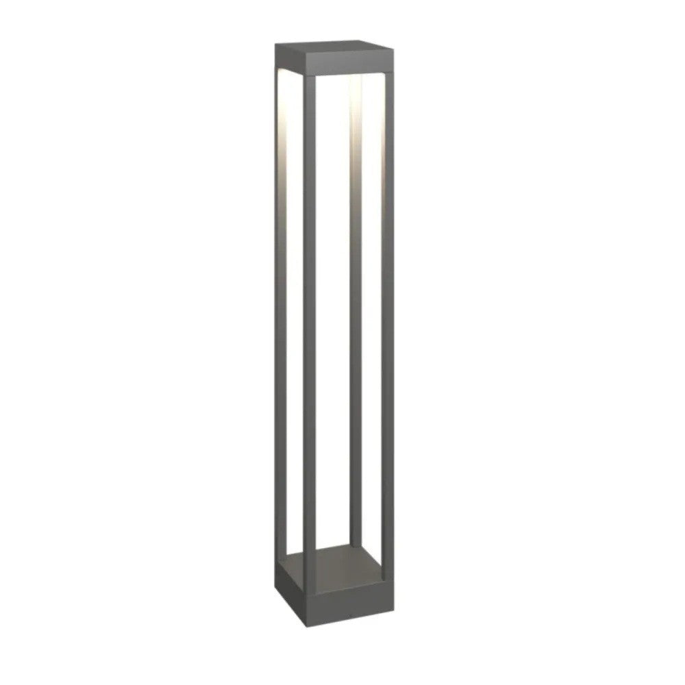 Lampione Paletto Moderno Top Light MONACO PA90 GA LED 3000 IP54 Alluminio