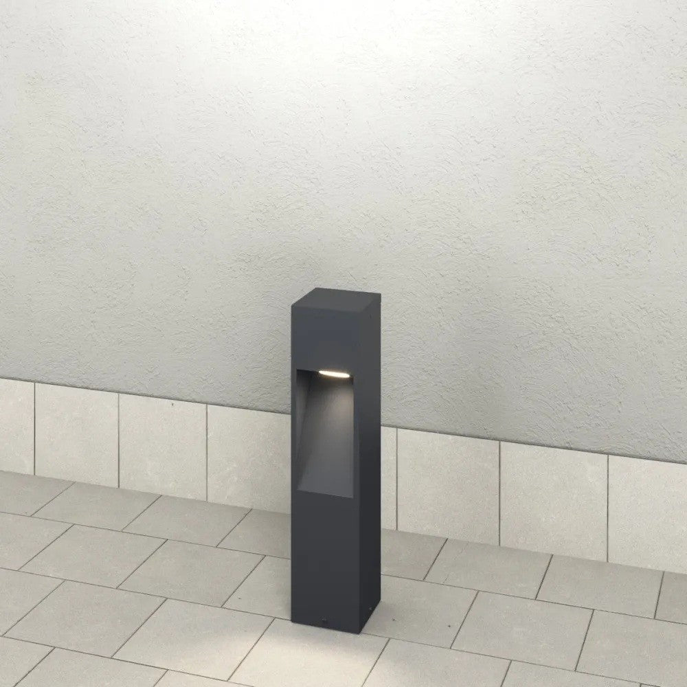 Lampione Paletto Moderno Top Light LISBONA PA55 LED 12W 3000K IP65 Alluminio