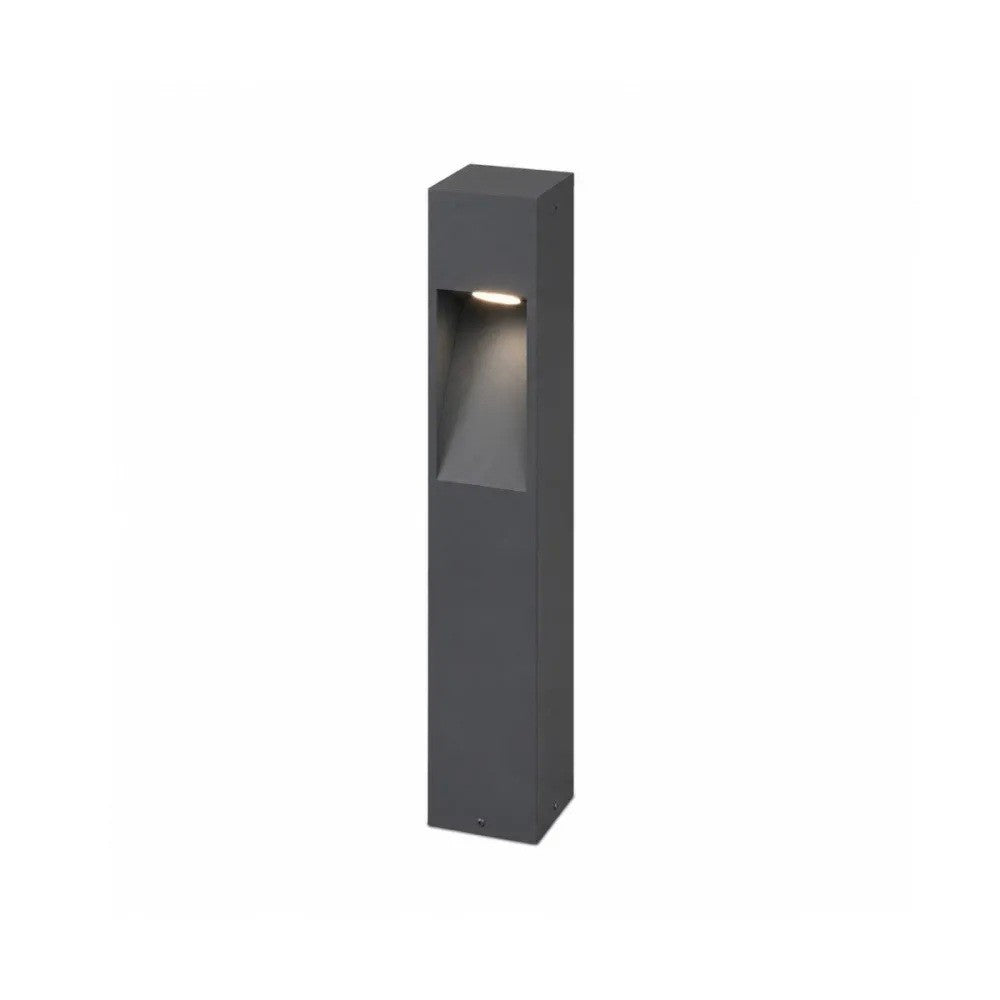 Lampione Paletto Moderno Top Light LISBONA PA55 LED 12W 3000K IP65 Alluminio