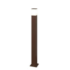 Lampione Paletto Top Light NIZZA CORTEN E27 LED IP44 Alluminio e Policarbonato