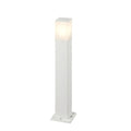 Lampione Paletto Top Light NIZZA BIANCO E27 LED IP44 Alluminio e Policarbonato