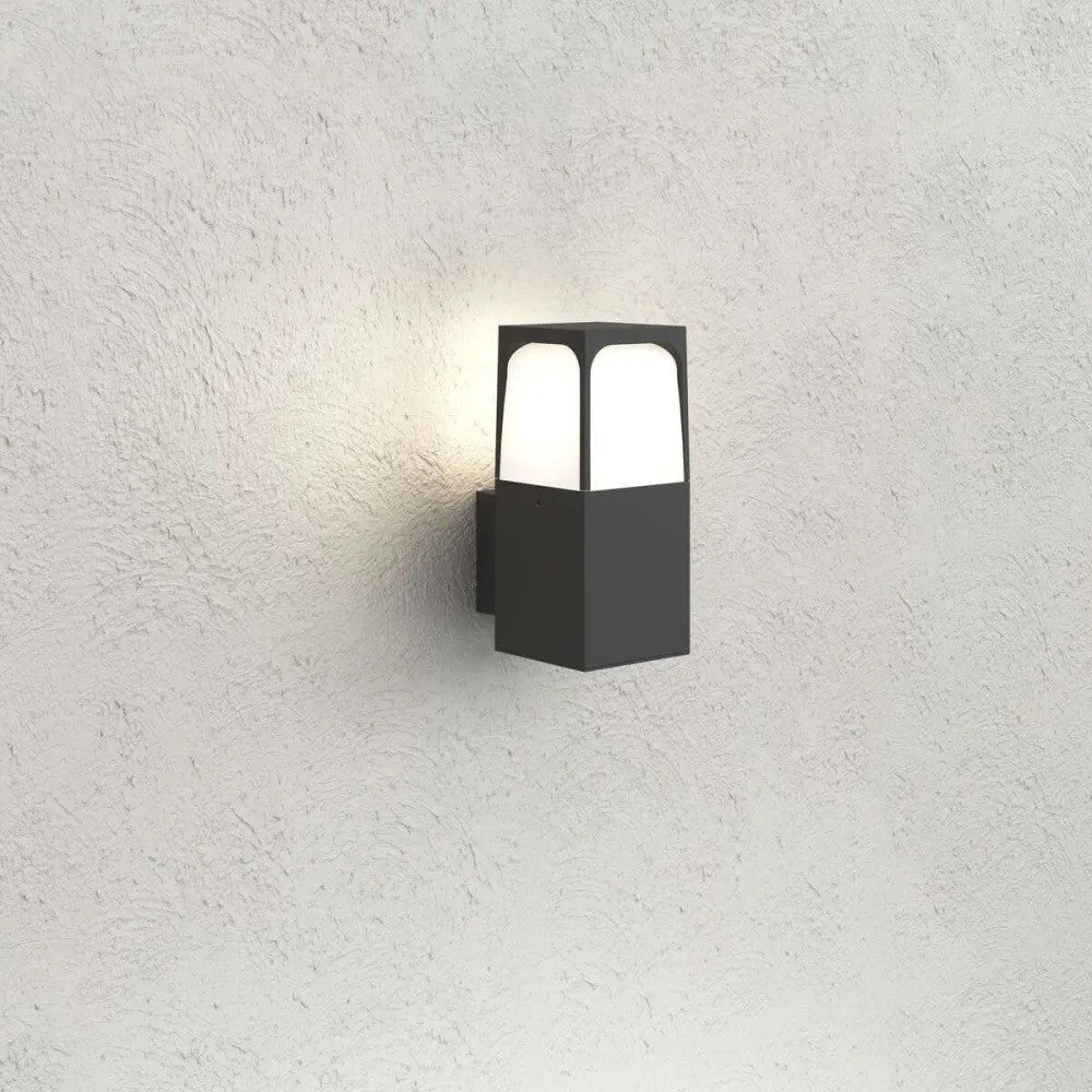 Applique Moderno Top Light YORK AP GA E27 LED IP54 Alluminio e Policarbonato