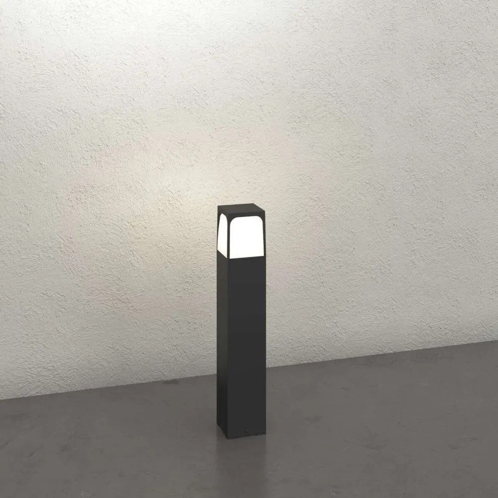 Lampione Paletto Moderno Top Light YORK GA E27 LED IP54 Alluminio 30-50-80cm