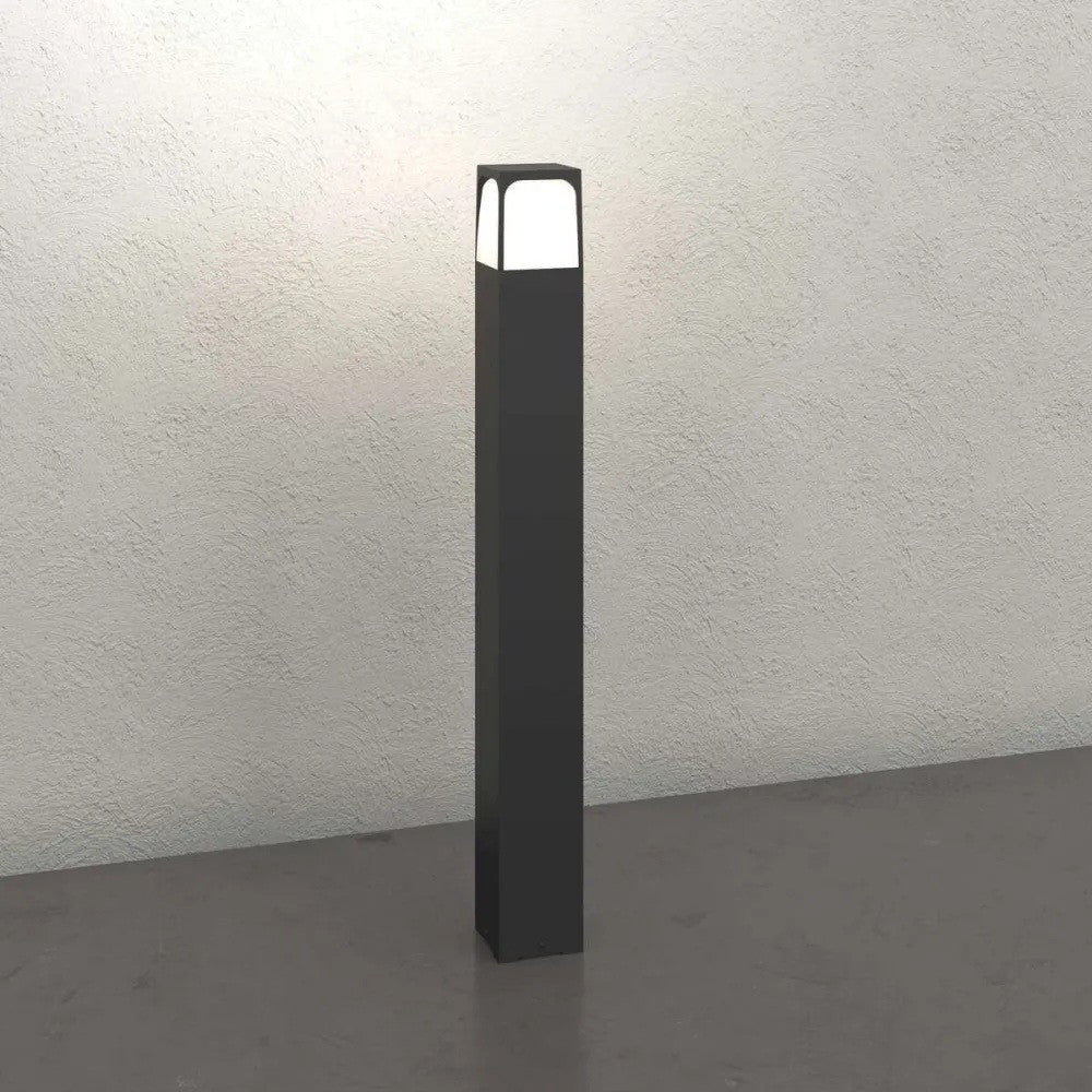 Lampione Paletto Moderno Top Light YORK GA E27 LED IP54 Alluminio 30-50-80cm