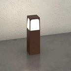 Lampione Paletto Classico Top Light YORK CO E27 LED IP54 Alluminio Corten 30-50-80cm