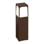 Lampione Paletto Classico Top Light YORK CO E27 LED IP54 Alluminio Corten 30-50-80cm