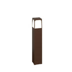 Lampione Paletto Classico Top Light YORK CO E27 LED IP54 Alluminio Corten 30-50-80cm