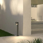Lampione Paletto Moderno Top Light OSLO PA50 PA80 1 GA GU10 LED IP65 Orientabile Alluminio 50-80cm
