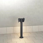 Lampione Paletto Moderno Top Light OSLO PA50 PA80 2 GA GU10 LED IP65 Orientabile Alluminio 50-80cm