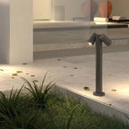 Lampione Paletto Moderno Top Light OSLO PA50 PA80 2 GA GU10 LED IP65 Orientabile Alluminio 50-80cm
