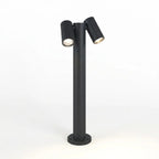 Lampione Paletto Moderno Top Light OSLO PA50 PA80 2 GA GU10 LED IP65 Orientabile Alluminio 50-80cm