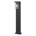 Lampione Paletto Moderno Top Light LUGANO PA80 GA E27 LED IP54 Alluminio Vetro
