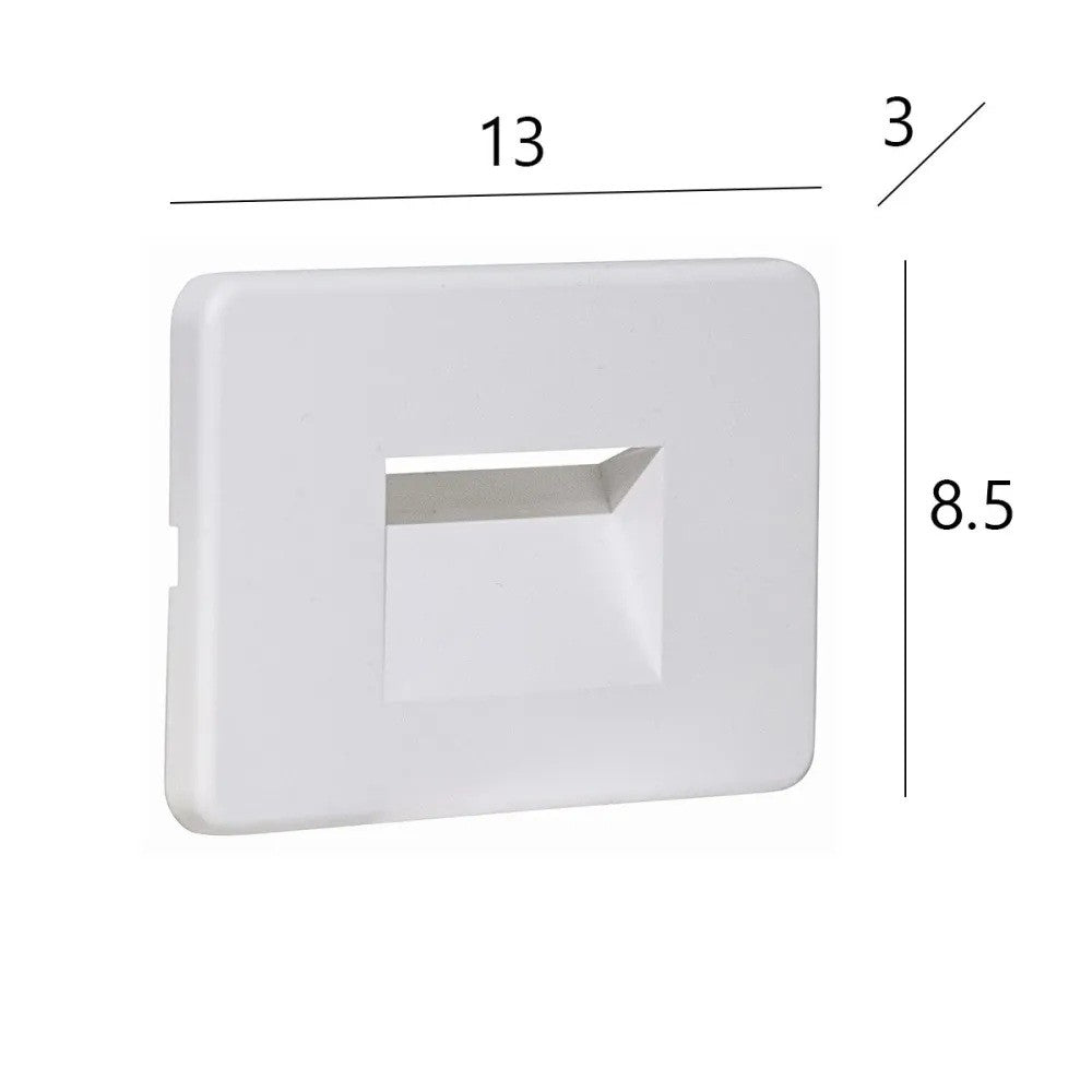 Segnapasso Incasso Top Light INTRO NE 2W LED CCT 100LM IP65 230V Nero Policarbonato