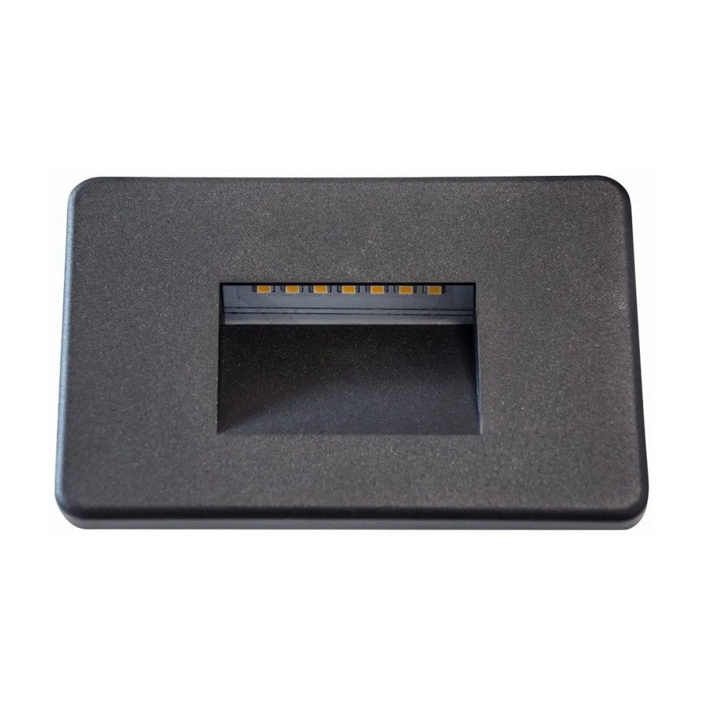 Segnapasso Incasso Top Light INTRO NE 2W LED CCT 100LM IP65 230V Nero Policarbonato