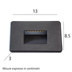 Segnapasso Incasso Top Light INTRO MA 2W LED CCT 100LM IP65 230V Grigio Antracite Policarbonato