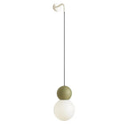 Applique Moderna Top Light COTTAGE 1228 A G9 LED Vetro Blu/Verde/Rossa