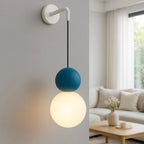 Applique Moderna Top Light COTTAGE 1228 A G9 LED Vetro Blu/Verde/Rossa