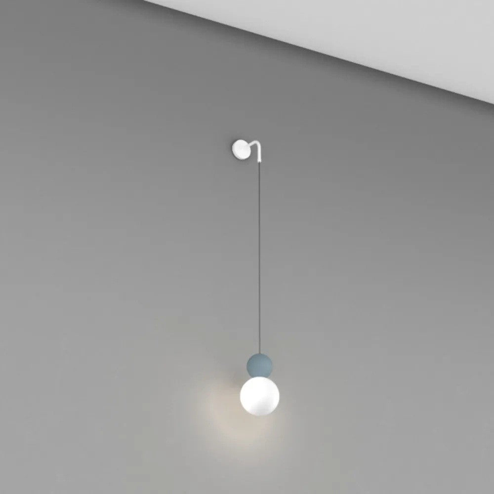 Applique Moderna Top Light COTTAGE 1228 A G9 LED Vetro Blu/Verde/Rossa
