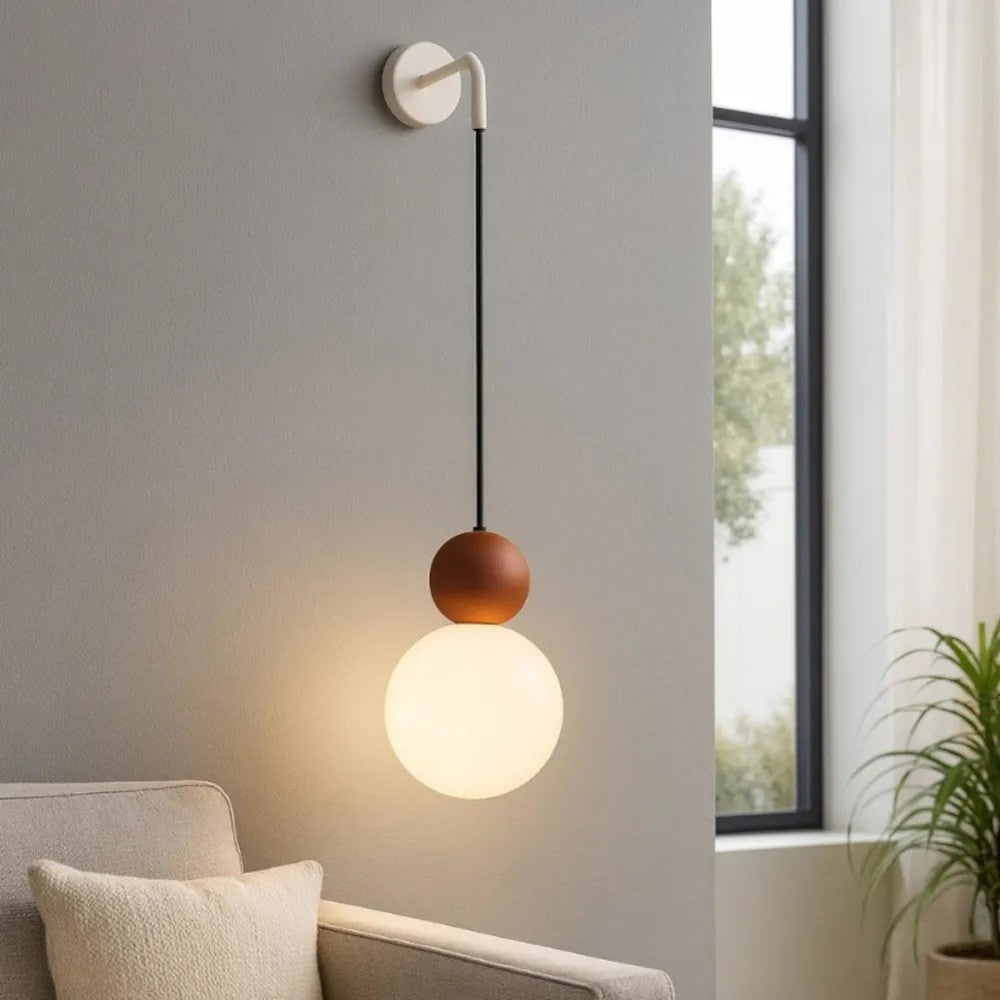 Applique Moderna Top Light COTTAGE 1228 A G9 LED Vetro Blu/Verde/Rossa