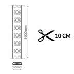 Striscia Led 24V 14W/MT SMD 5 Metri IP20 RGB+CCT CRI80