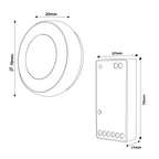 Controller Dimmer WiFi Striscia Led RGB + CCT 12-24V con Telecomando RF